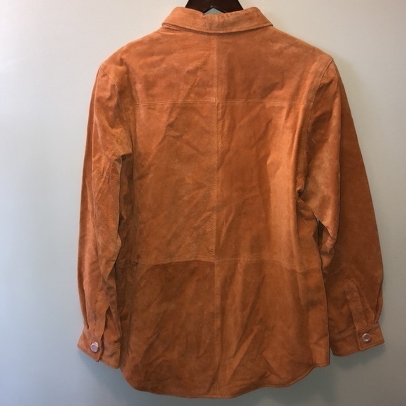 Bagatelle Orange Leather Jacket - Picture 12 of 14